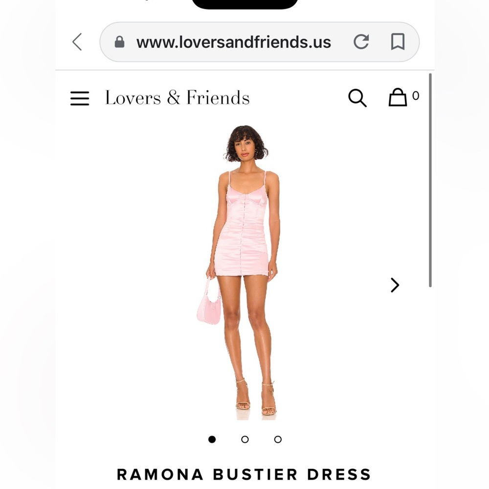 Lovers and friends RAMONA BUSTIER DRESS small